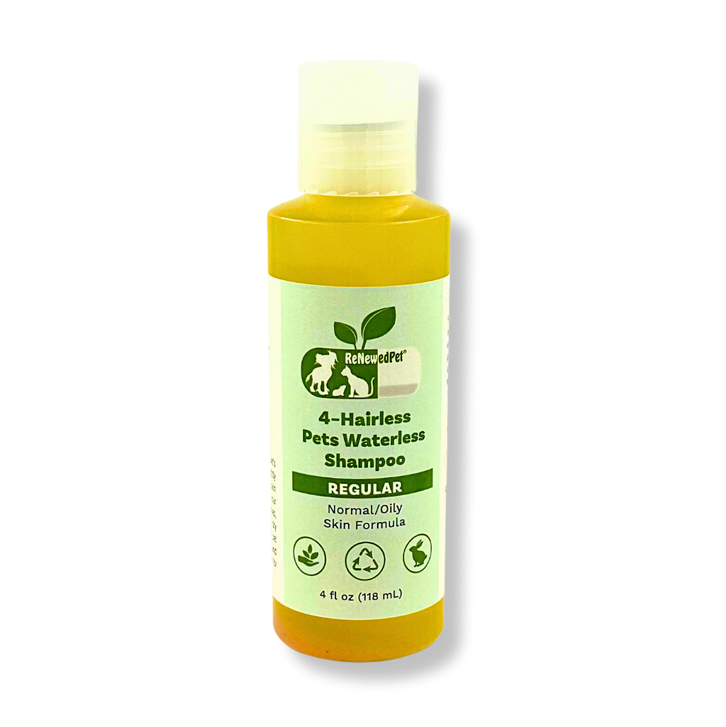 4-HAIRLESS PETS REGULAR WATERLESS SHAMPOO