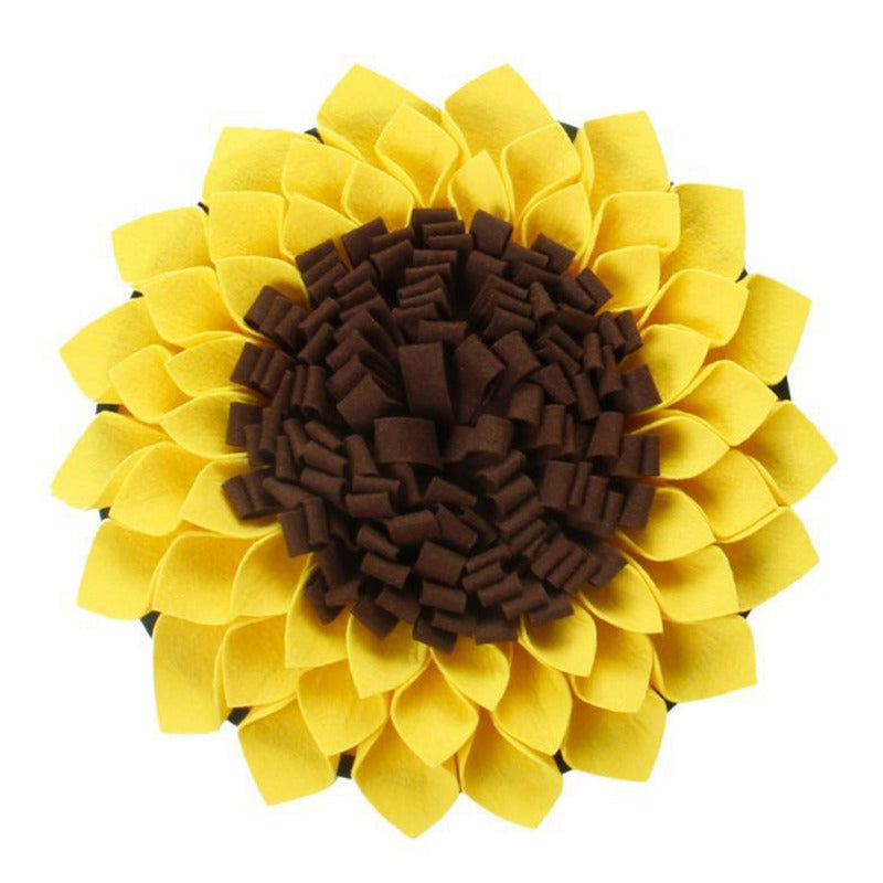 Sunflower Snuffle Mat Foraging Feeder
