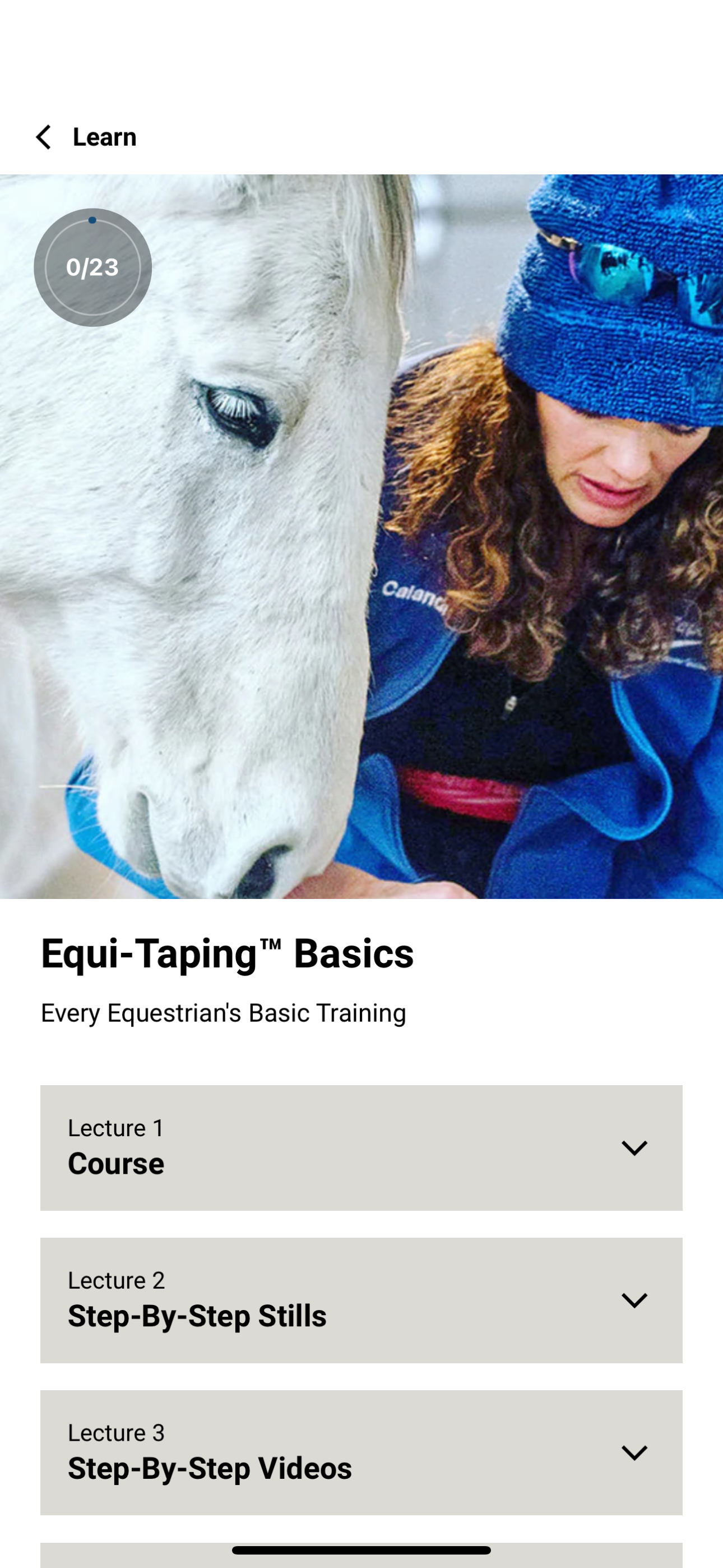 Equi-Taping® Basics Course