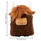 KONG Comfort Highland Cow Dog Toy Assorted X-Large