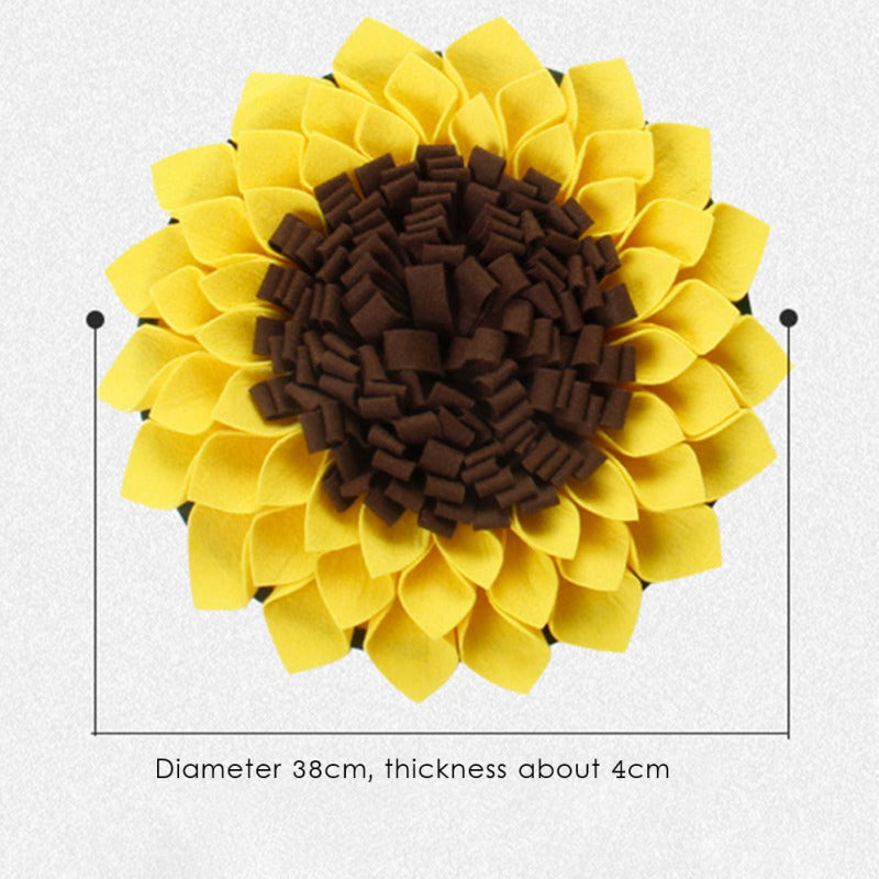 Sunflower Snuffle Mat Foraging Feeder