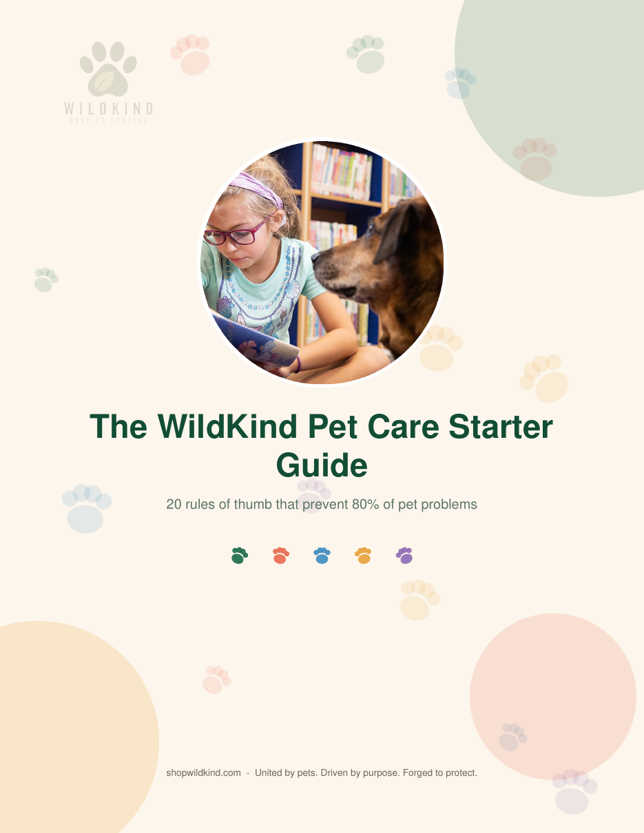 WildKind Pet Care Starter Guide cover