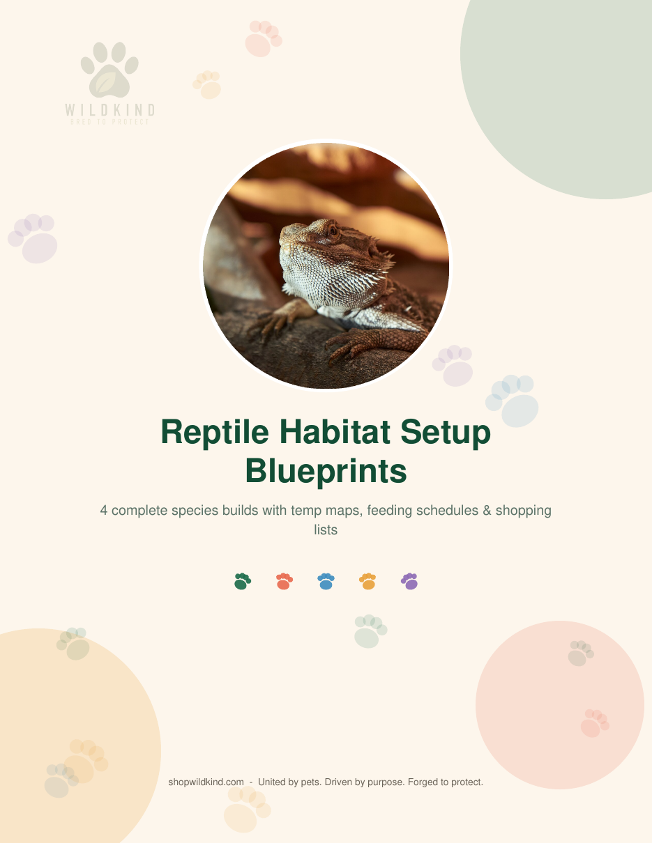 Reptile Habitat Setup Blueprints cover