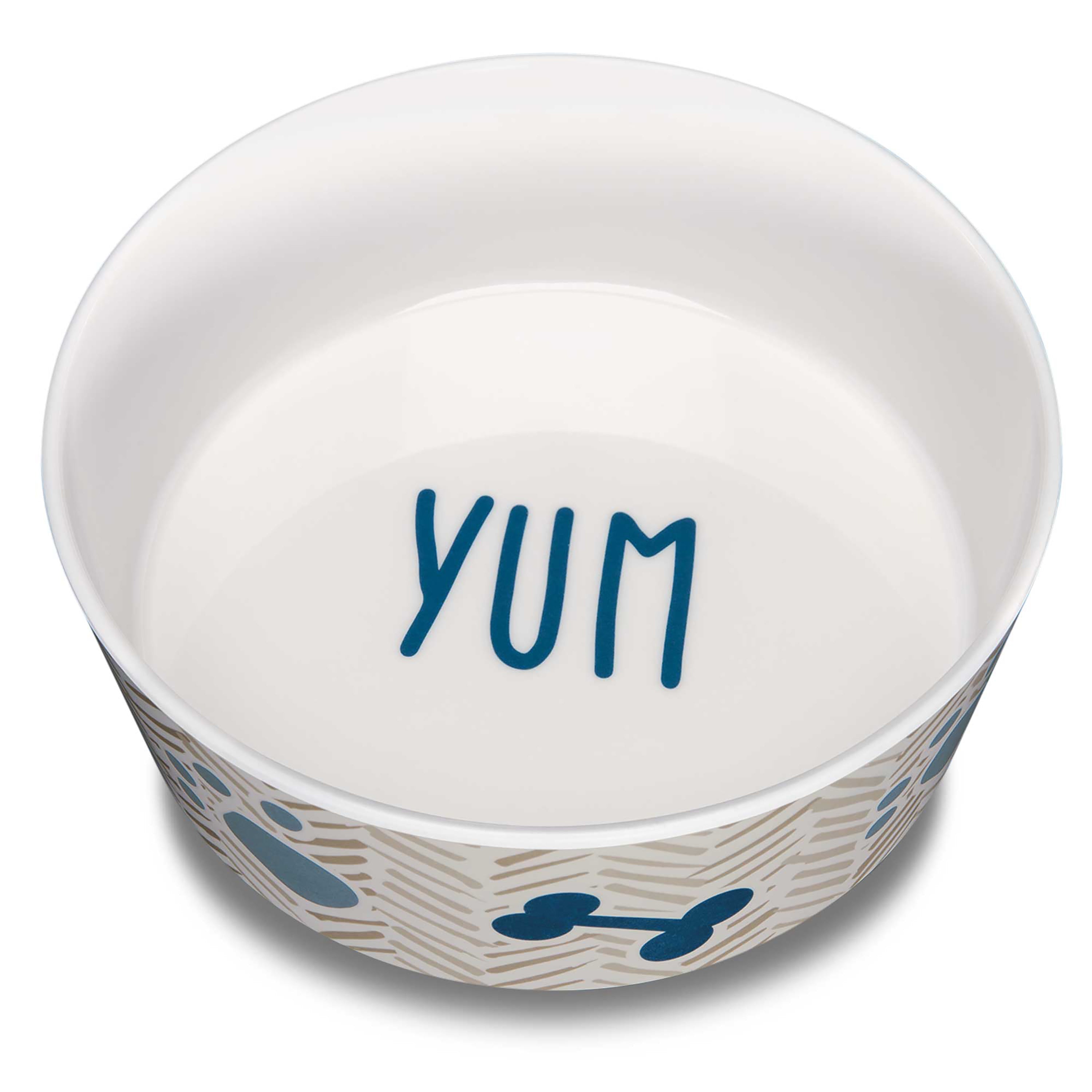 Loving Pets Dolce Moderna Bowl Yum Chevron, 1ea/SM