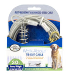 Four Paws Heavy Weight Tie Out Cable Silver 30ft