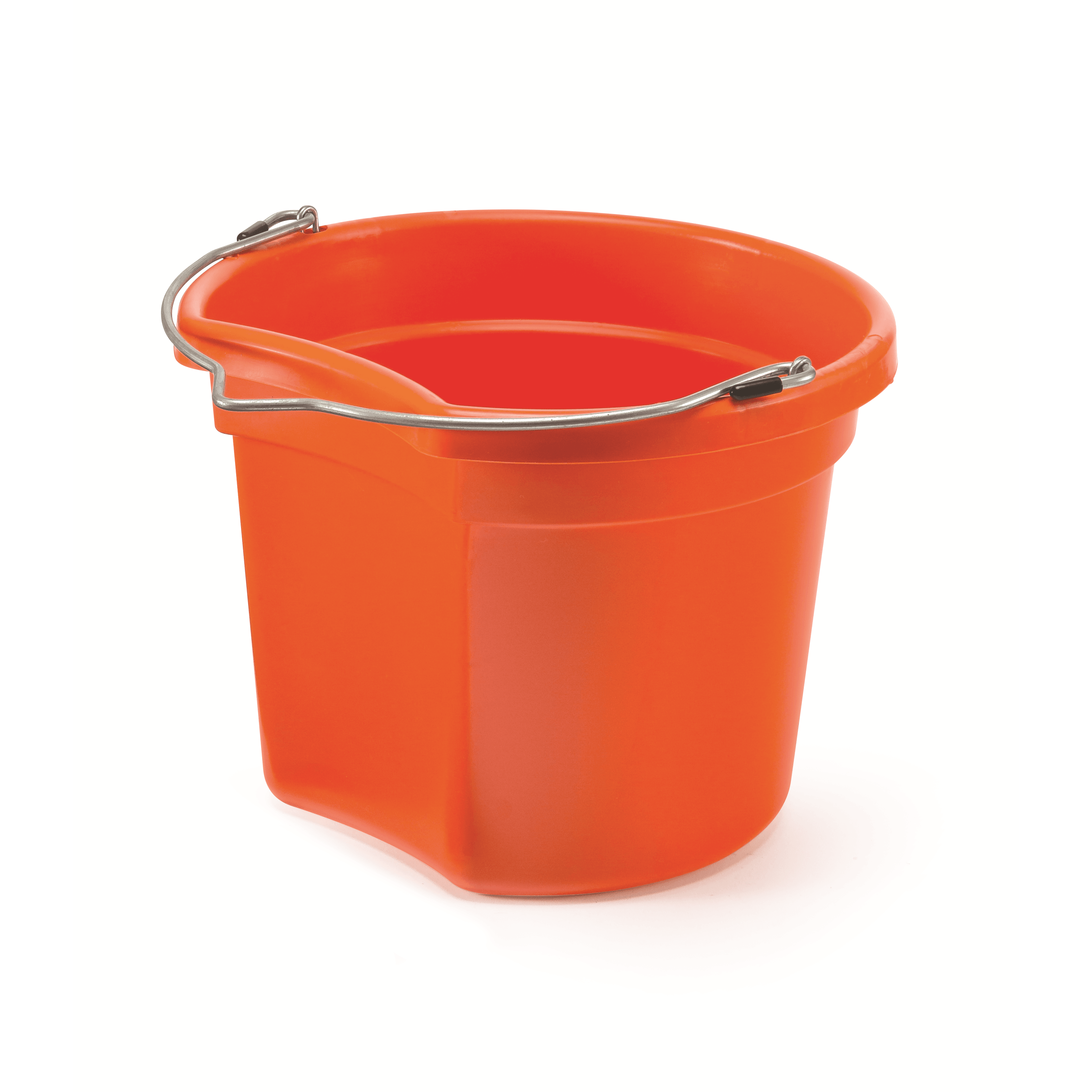 KD-154 8 Qt. Flat Back Silver Line Bucket