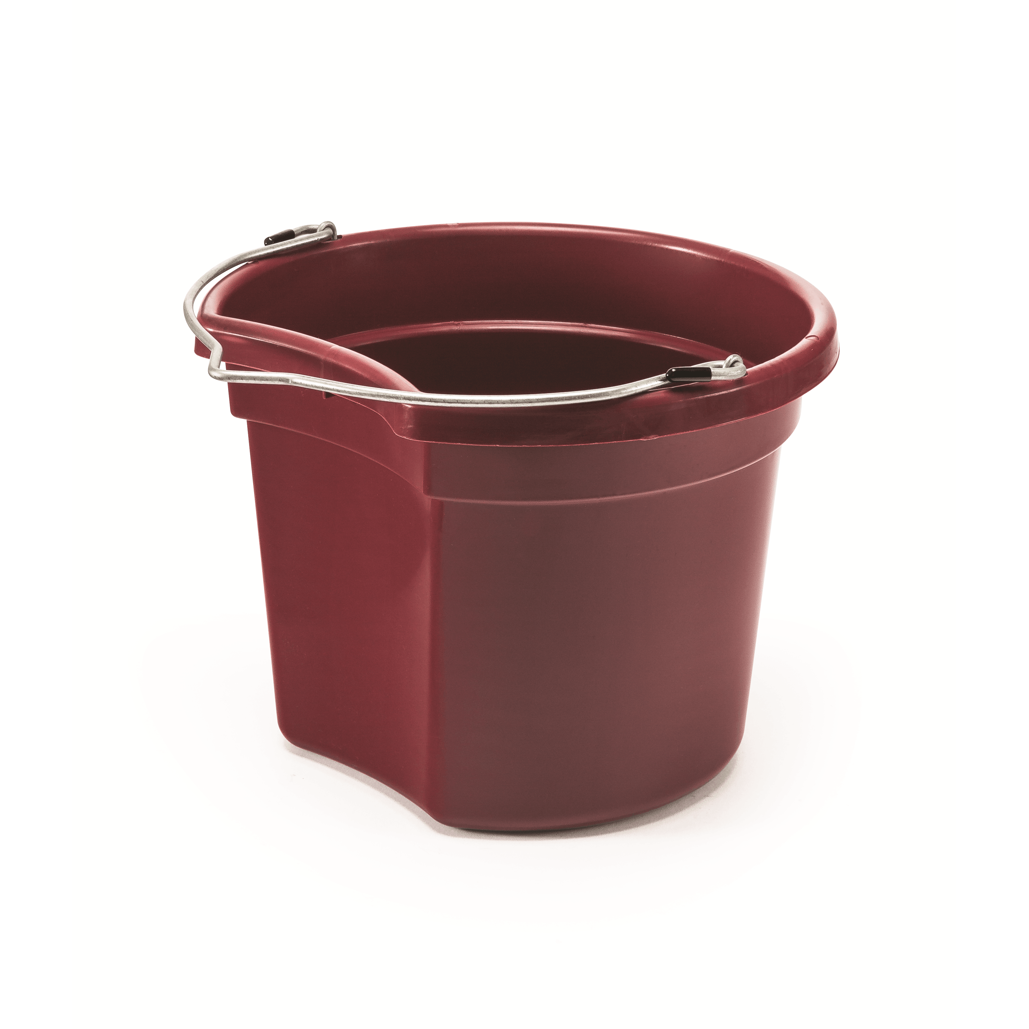 KD-154 8 Qt. Flat Back Silver Line Bucket