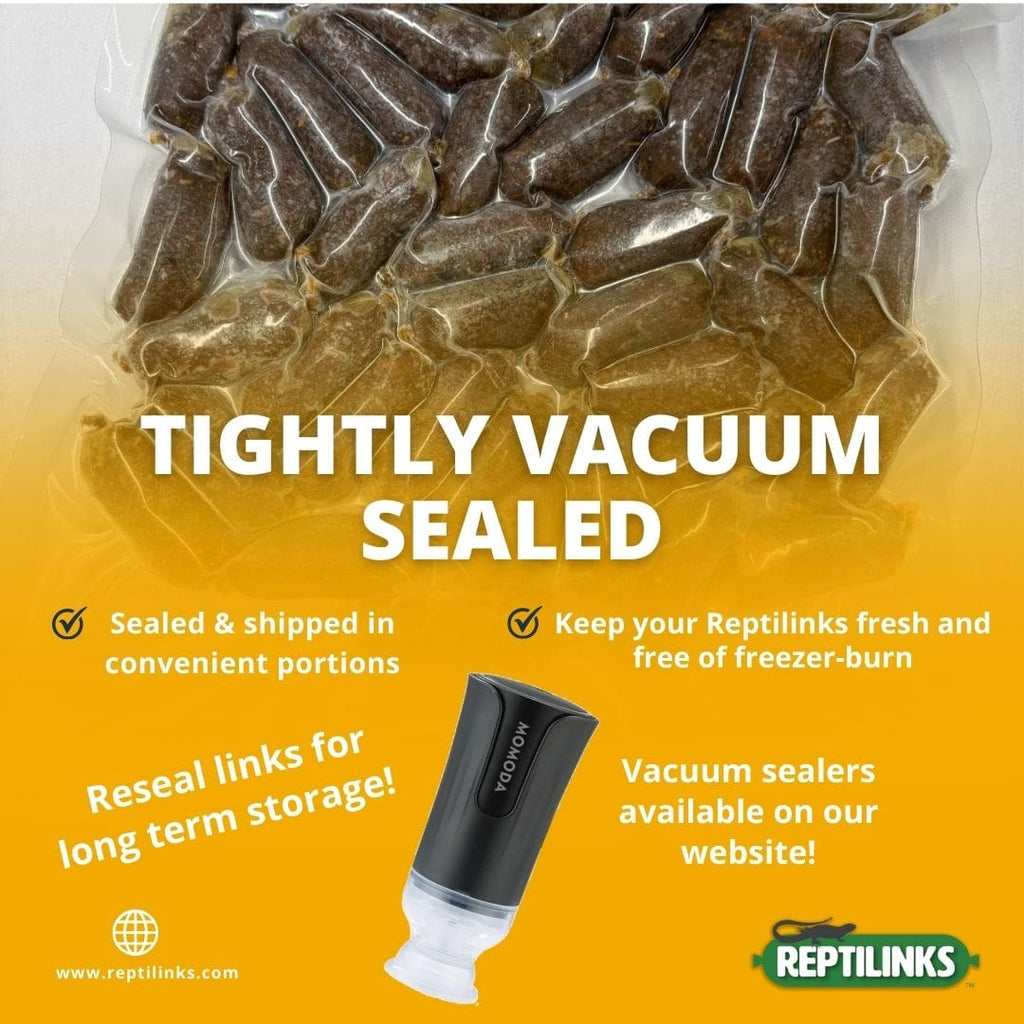 Raw, Freeze-Dried 25/25/50 Patties for Bearded Dragons and Blue Tongued Skinks