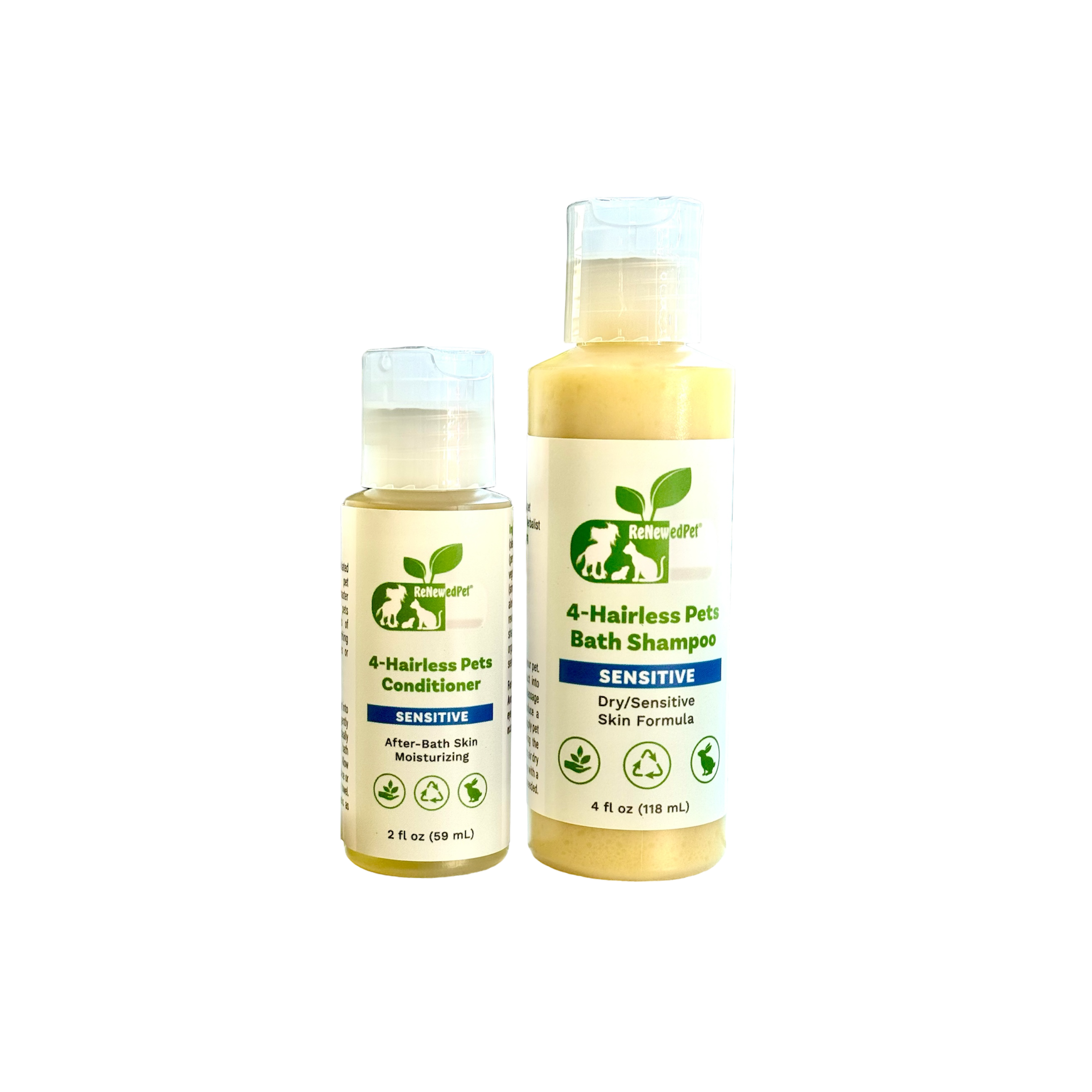 4-HAIRLESS PETS SENSITIVE SHAMPOO & CONDITIONER