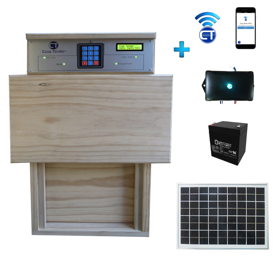Solar WiFi Chicken Coop Door