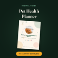 The Pet Health Record & Care Planner (Printable) cover