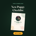 FREE: The New Puppy Starter Checklist cover