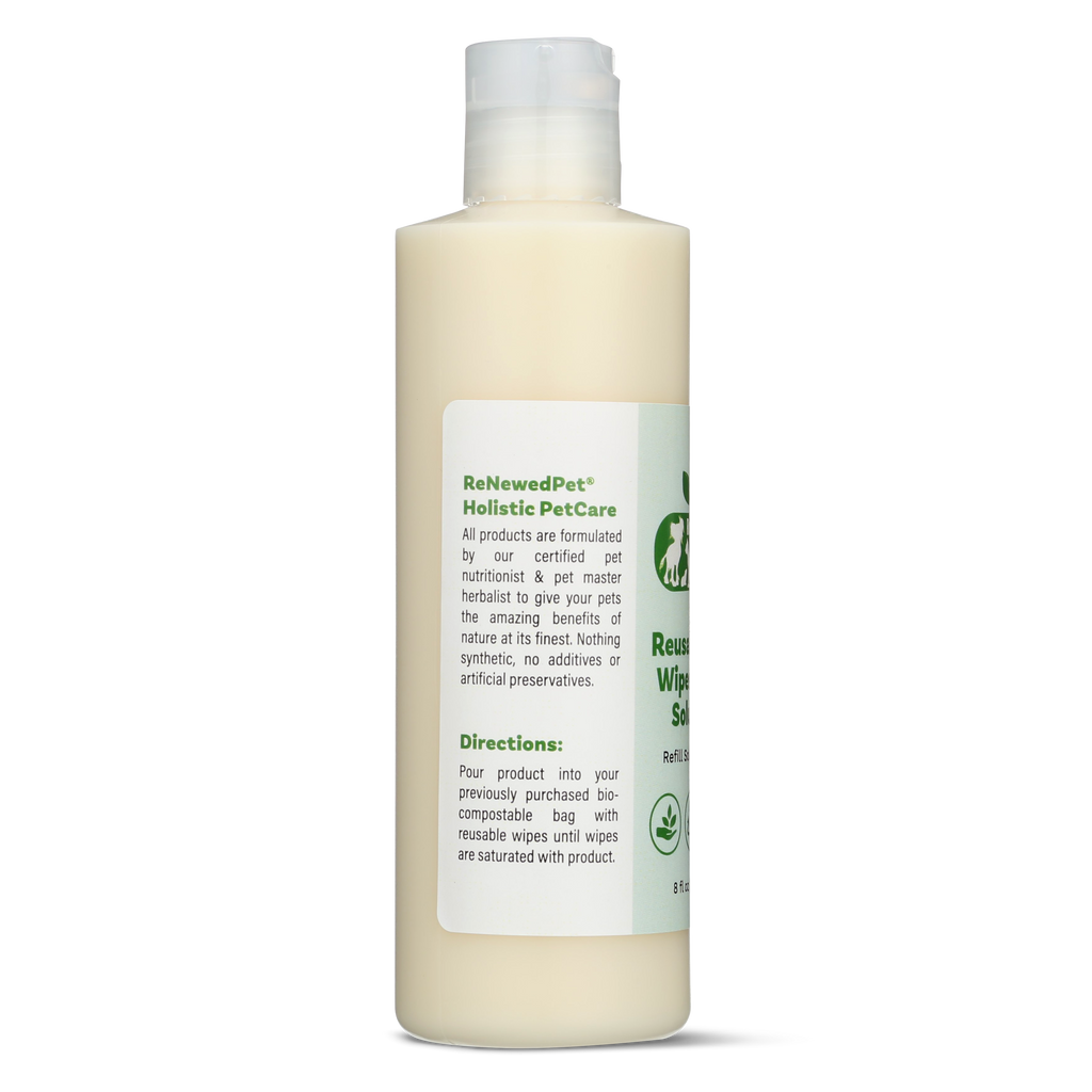 4-ALL PETS REUSABLE PET WIPES*Solution ONLY*