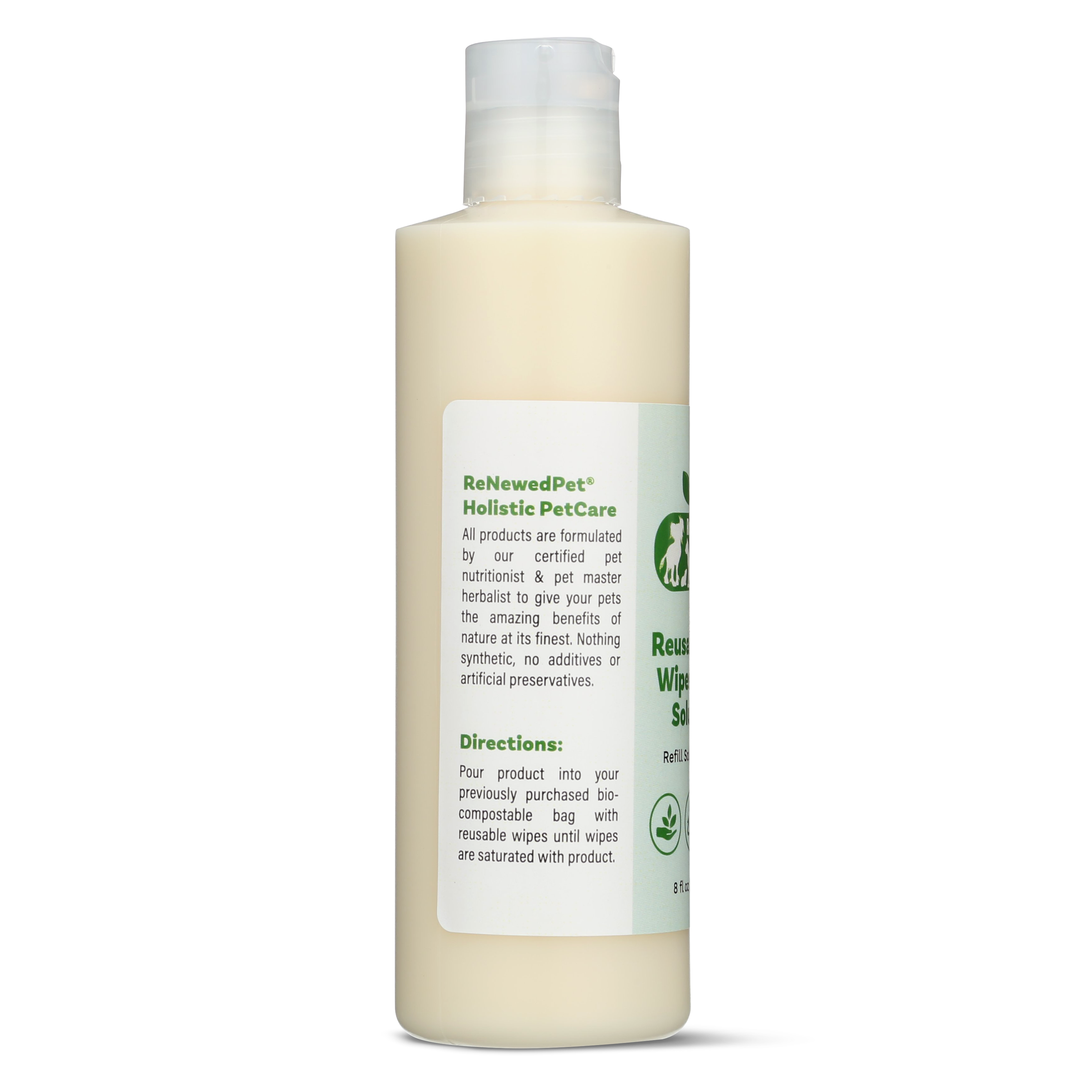 4-ALL PETS REUSABLE PET WIPES*Solution ONLY*