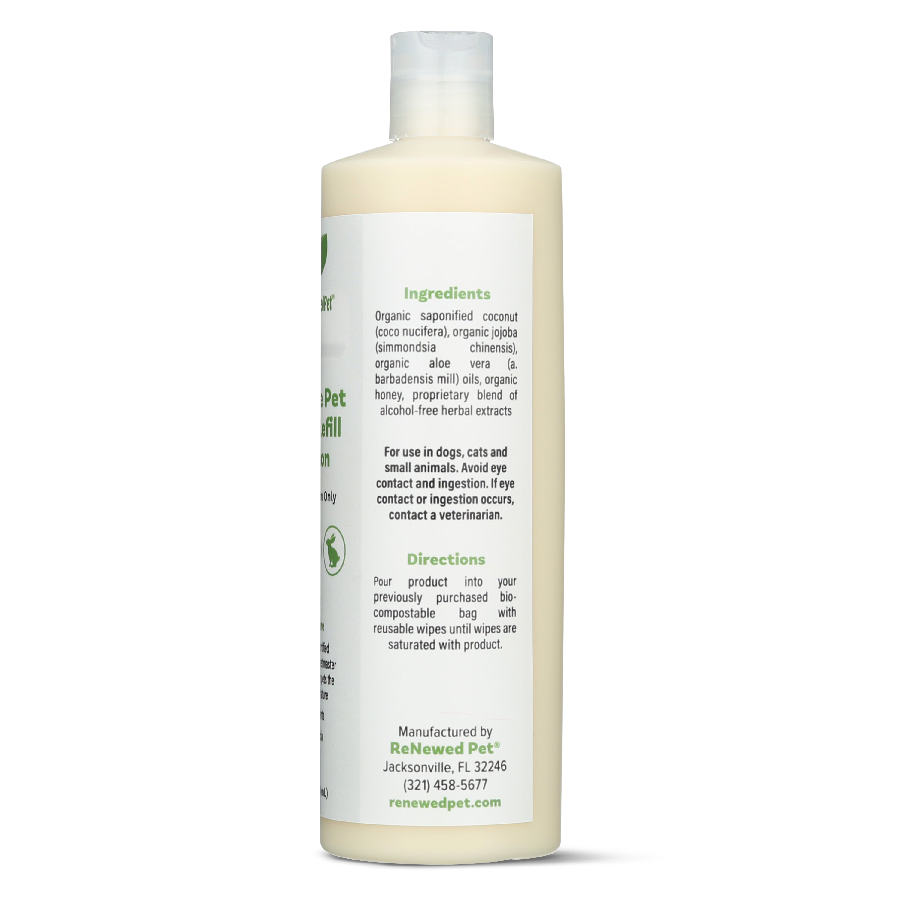 4-ALL PETS REUSABLE PET WIPES*Solution ONLY*